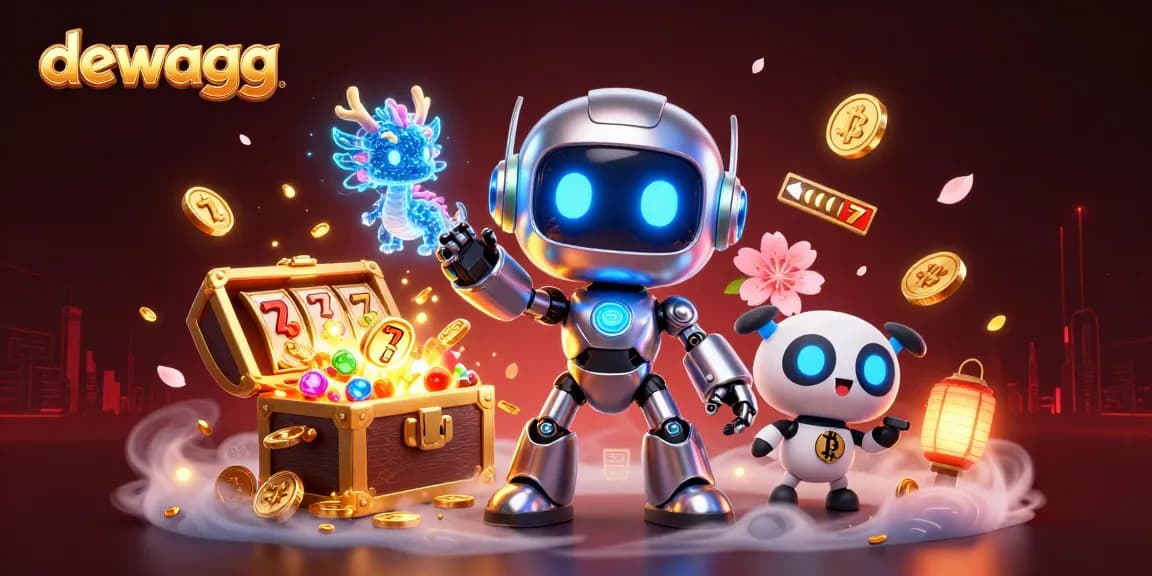 Experience thrilling gameplay with dewagg as the cyberpunk mascot and drone deliver a jackpot of excitement!