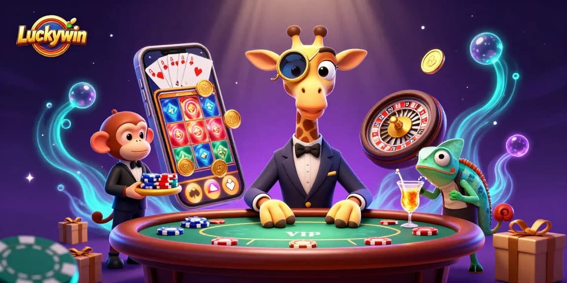 Experience the thrill of winning at Luckywin Casino with vibrant casino action.