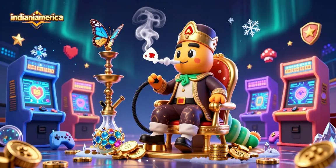 Experience dynamic gaming at indianiamerica with captivating casino visuals featuring poker symbols.