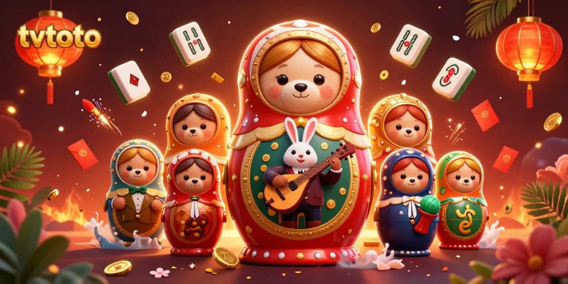 Engage with tvtoto by watching lively games with vibrant casino dealer bears and festive elements.