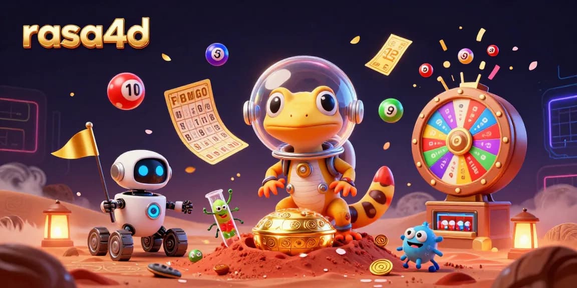 Permainan lotere menarik rasakan sensasi menang dengan rasa4d dalam ilustrasi kasino 3D yang epik.
