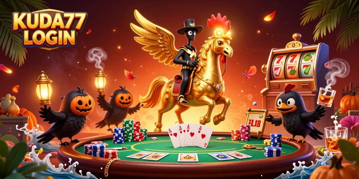 Menangkan besar dengan KUDA77 LOGIN sambil menikmati suasana kasino malam yang menawan.