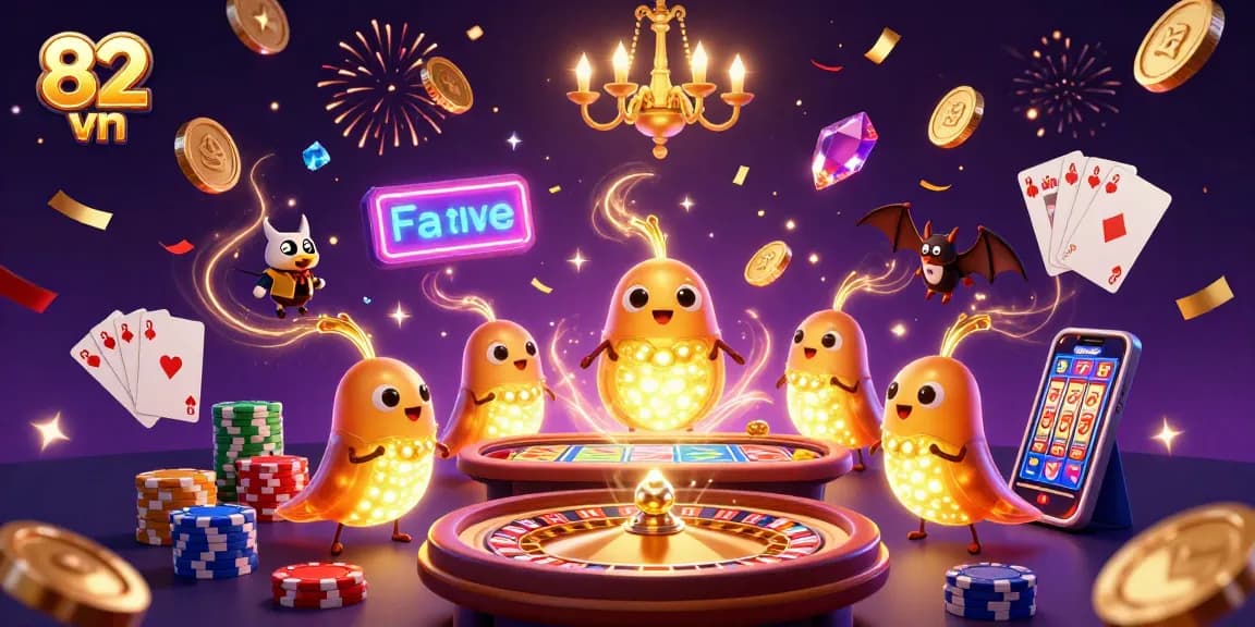Experience thrilling gameplay at 82 vn with our vibrant casino scene filled with excitement.