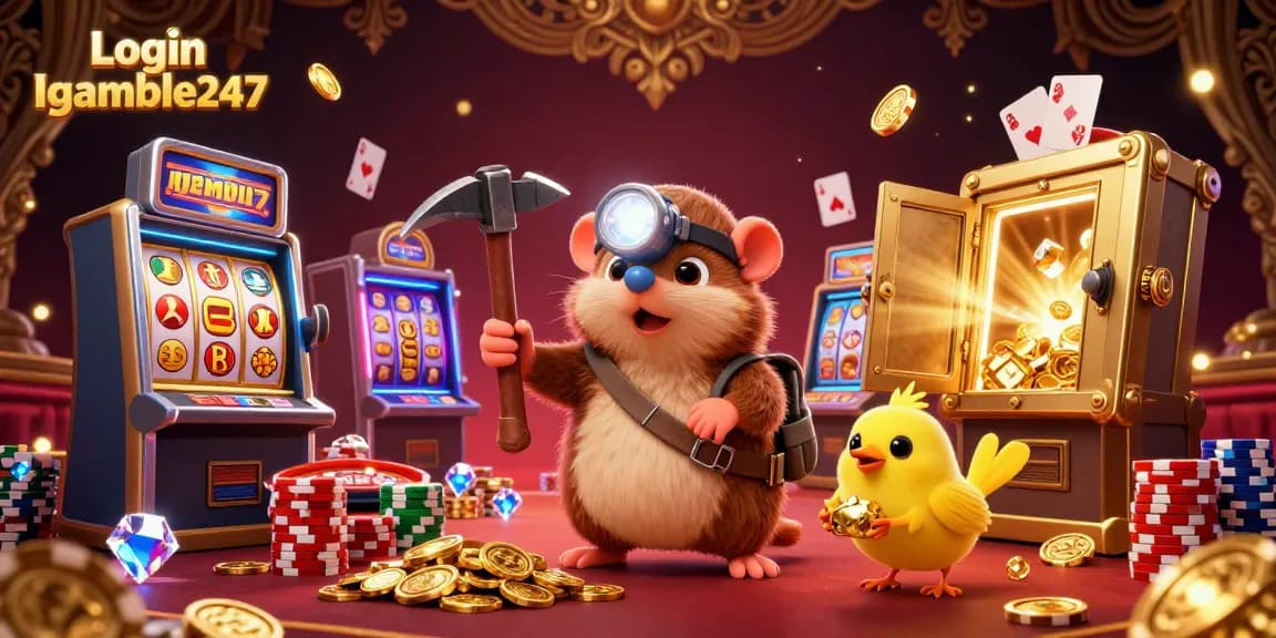 Experience thrilling wins with Login Igamble247 at vibrant slot machines illuminated with neon lights.