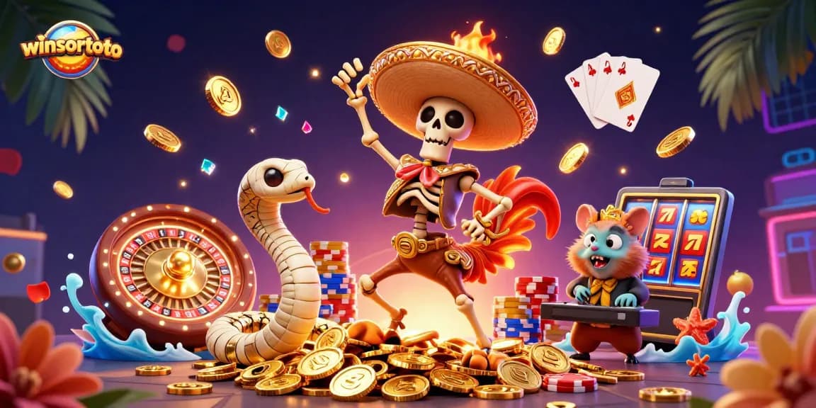 Menangkan permainan di winsortoto dengan pengalaman bermain slot yang menyenangkan dan aman.
