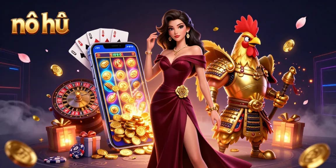 nổ hũ revealing colorful slot games with dynamic cash rewards and vibrant casino elements
