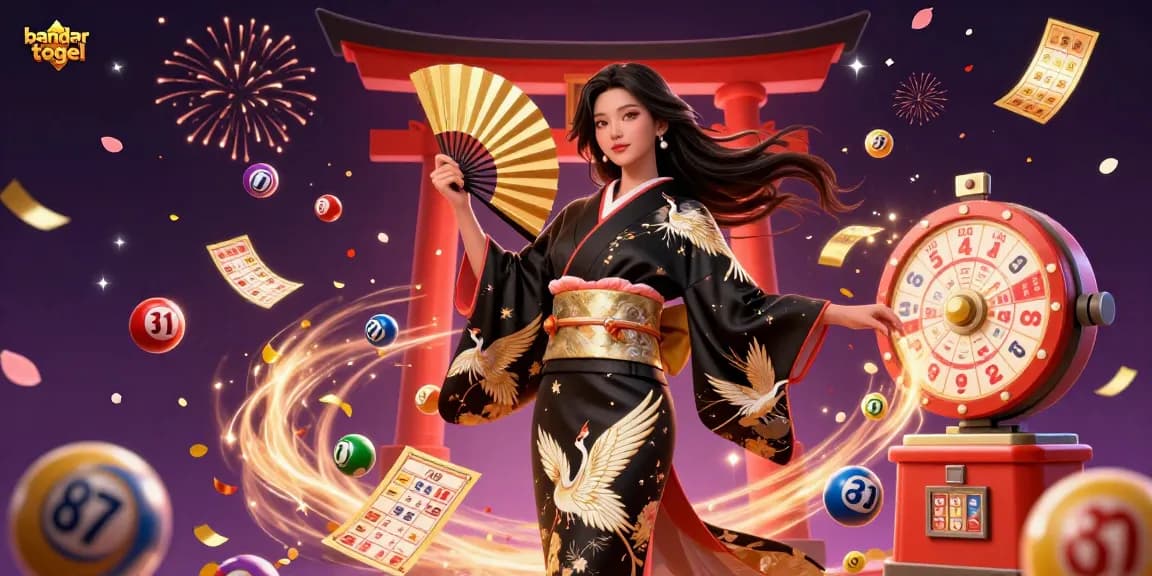Experience the excitement of bandar togel with colorful elements and dynamic lottery action!