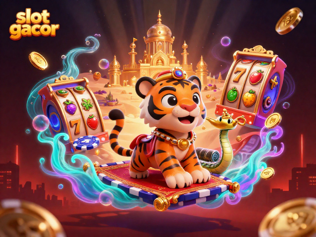 Slot gacor yang menghidupkan suasana kasino dengan sultan harimau dan elemen permainan yang menarik.