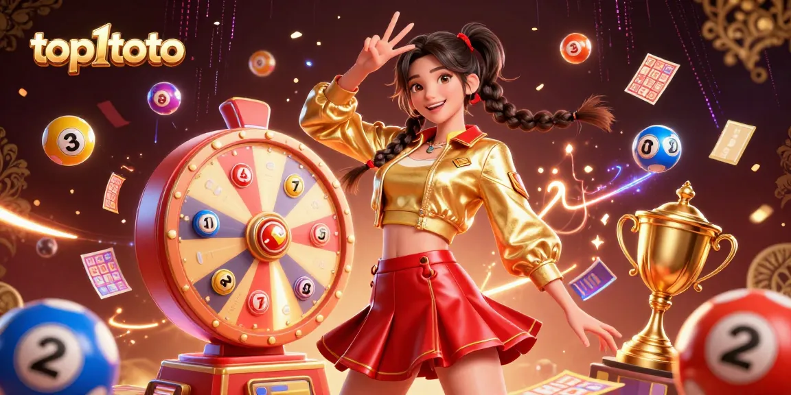 Engage with top1toto lottery excitement, capturing vibrant energy in a fun bingo-themed scene.