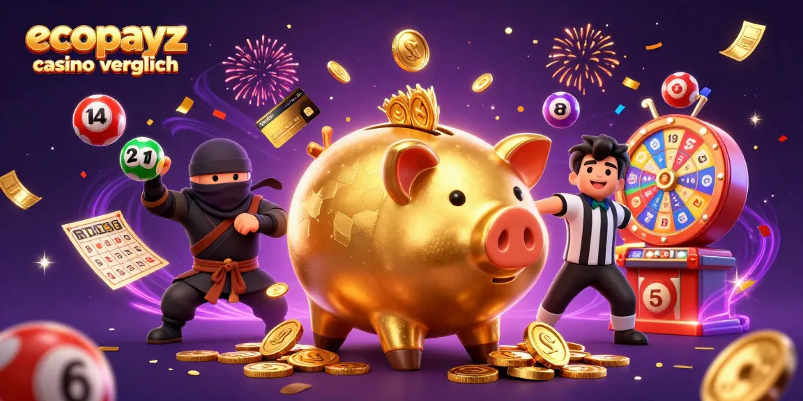 Engage with the thrilling ecopayz casino vergleich experience in a dynamic 3D illustration of casino elements.