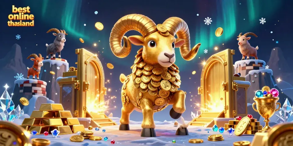 Exciting scene showcasing the best online casino Thailand with vibrant characters and dynamic game elements.