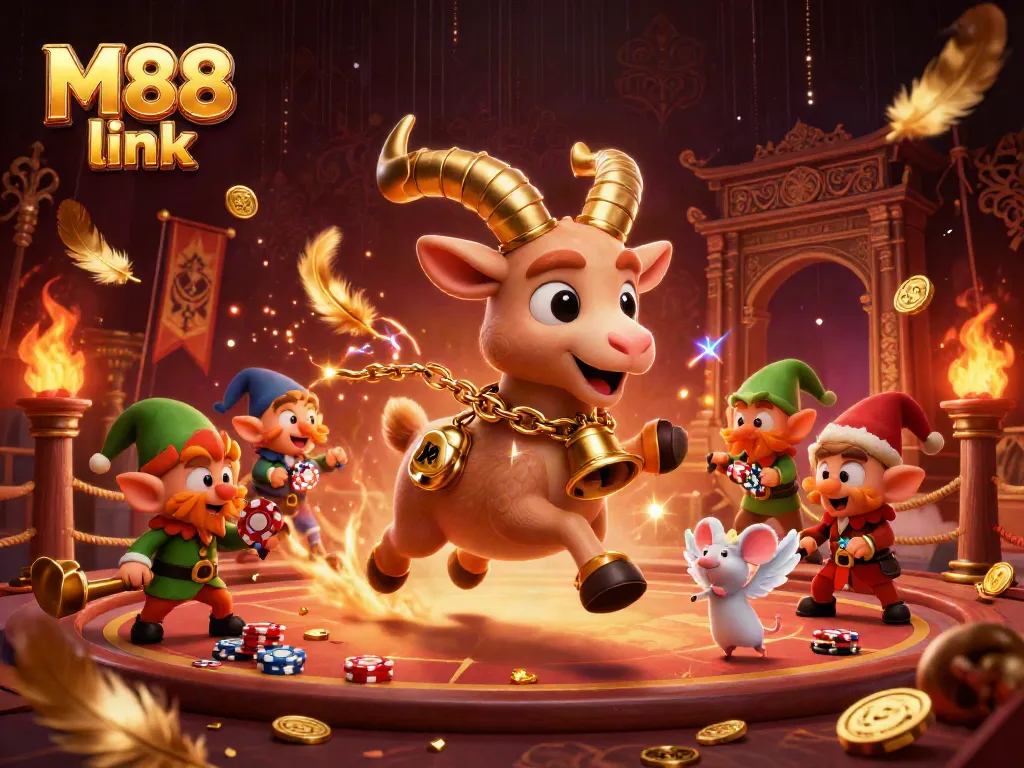 Khám phá M88 link với hình ảnh sinh động về Krampus trong sòng bạc lễ hội thú vị.