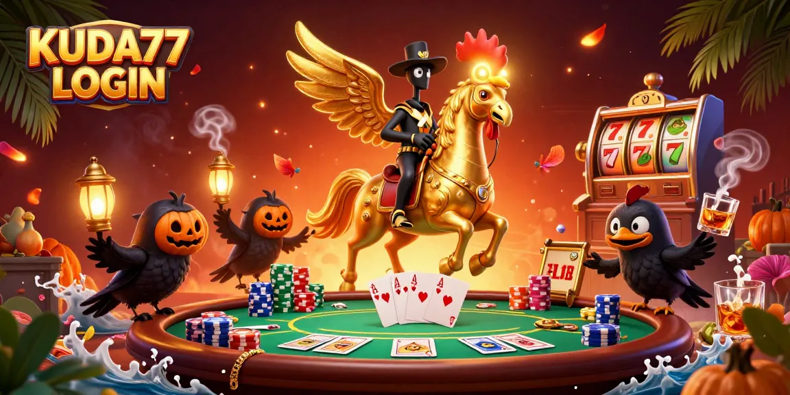 Menangkan besar dengan KUDA77 LOGIN sambil menikmati suasana kasino malam yang menawan.