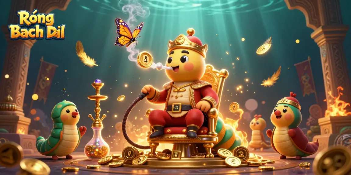 Win big with Rồng Bạch Kim in a vibrant lottery-themed illustration showcasing excitement and action!