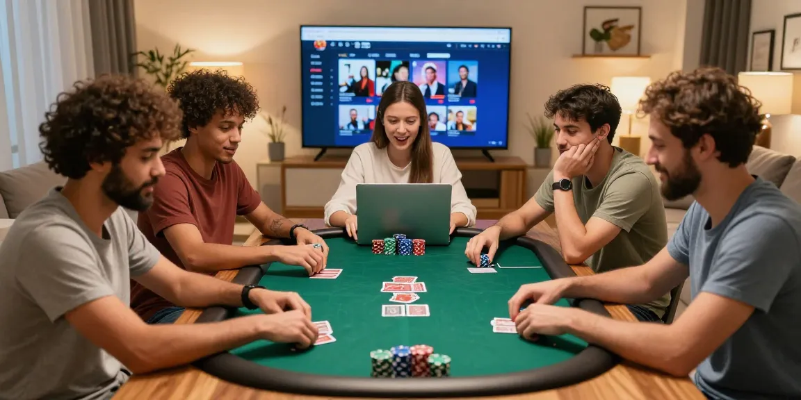 Situs Poker Online Resmi Domino88 players enjoying a lively game in a modern setting