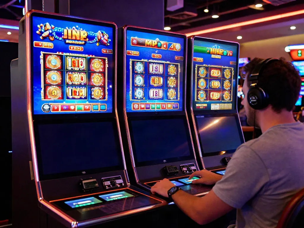Engaging online gaming scene showcasing diverse slot jackpot options on a vibrant digital platform.