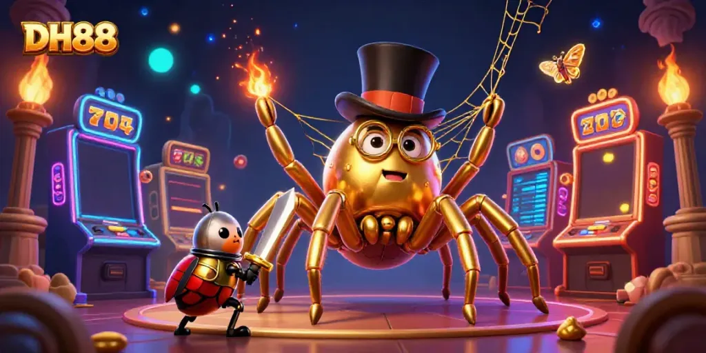 Experience the excitement of DH88 casino games with engaging characters and vibrant colors.