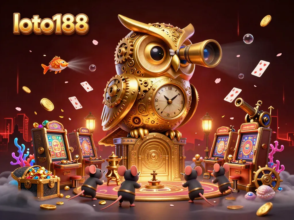 Experience exciting gameplay with loto188 in a dynamic casino scene featuring animated characters and vibrant decorations.