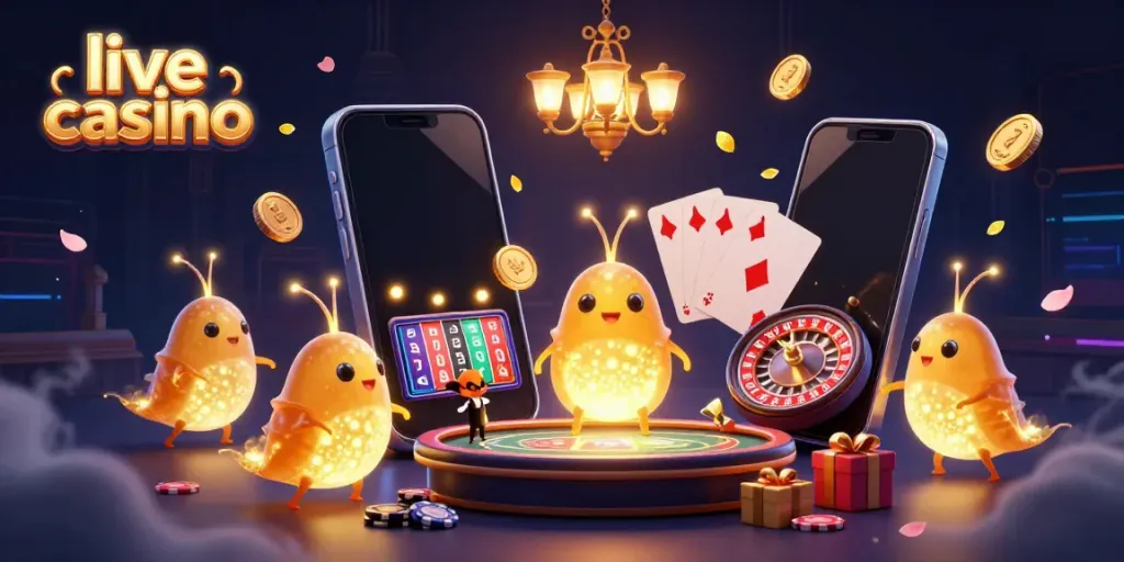 Menikmati pengalaman live casino dengan dealer langsung dalam suasana interaktif.