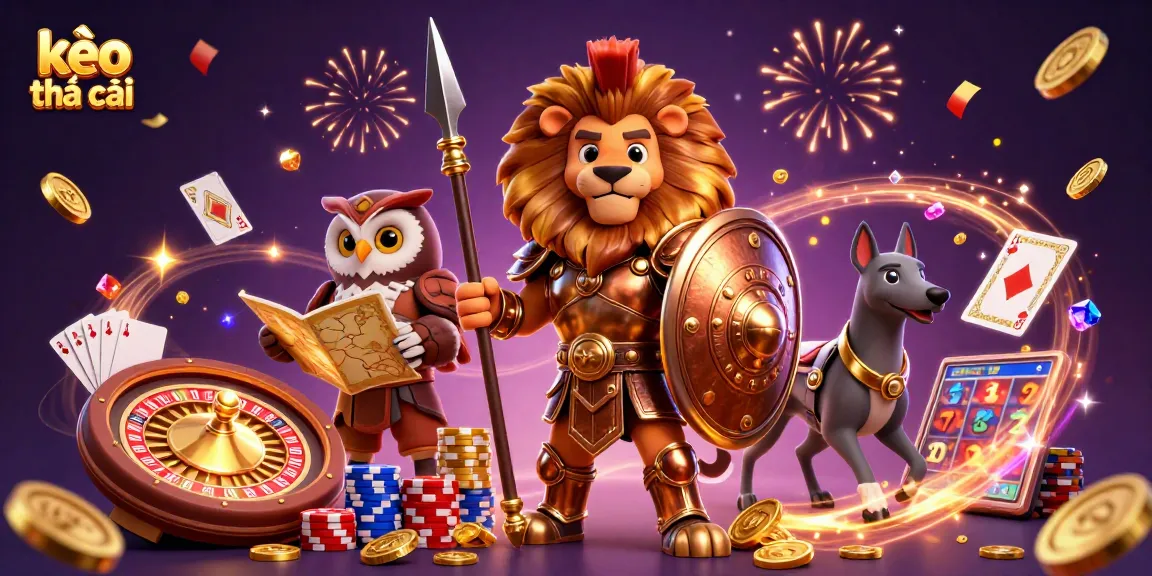 Spin the kèo nhà cái for winning strategies with dynamic 3D characters and casino elements.