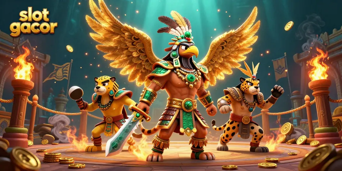 Bermain slot gacor di KLIKHOKI dengan pengalaman menarik dan aman melalui karakter penjaga dan simbol perjudian.