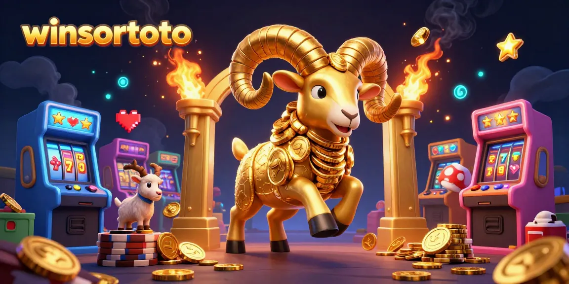 Maximize winnings with winsortoto in a vibrant 3D casino adventure scene.