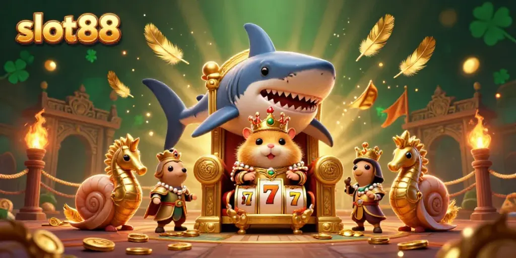 Permainan slot88 yang menarik dengan raja hamster emas dan garda laut