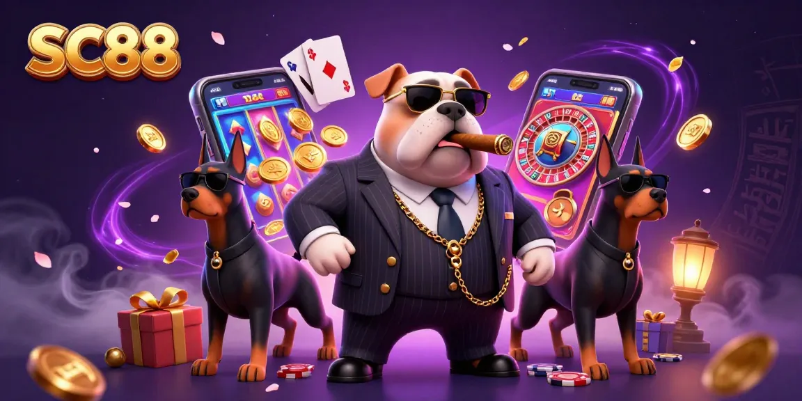 Spin and win with SC88 in this vibrant 3D casino scene filled with gaming excitement.