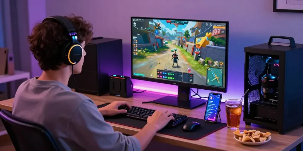 Pengguna diana4d bermain game online dengan nyaman di ruang hiburan digital modern.