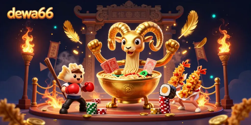 Engage in thrilling gameplay with dewa66's vibrant characters and dynamic casino elements.