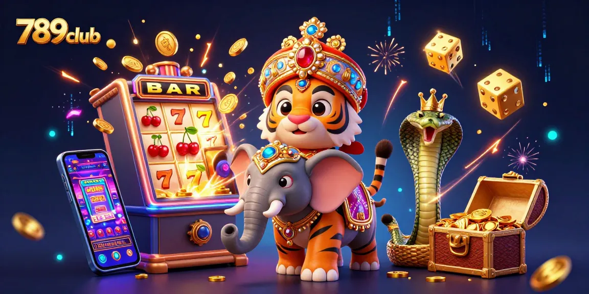 Experience the thrill of 789club's vibrant casino world with dazzling slot machine jackpots and rich game elements.