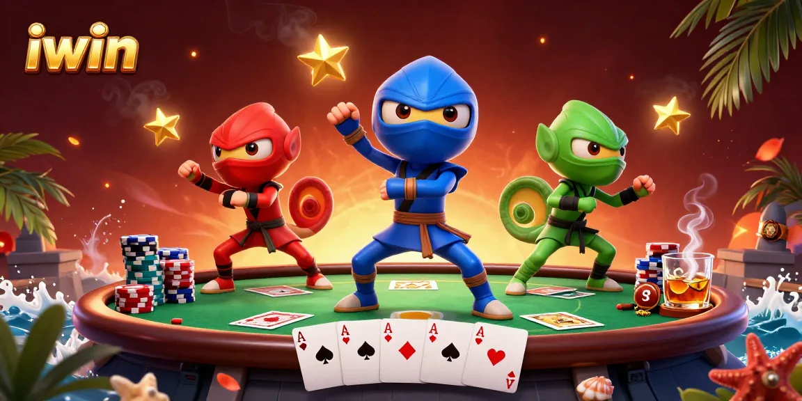 iwin ninja chameleon team demonstrating poker mastery with dynamic gameplay elements