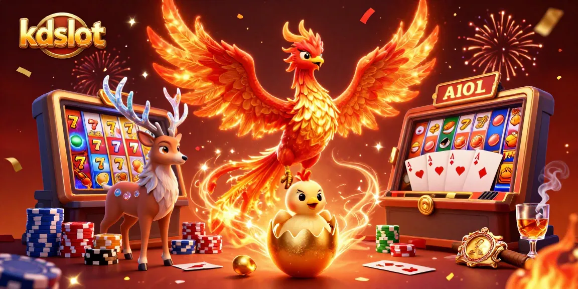 Experience the thrills at kdslot, featuring dynamic slot games and glamorous casino elements.