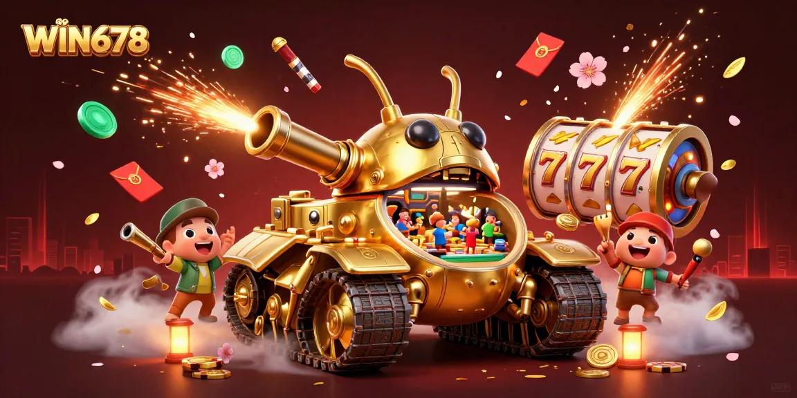 Experience the exhilarating world of WIN678 with dynamic slot reels and celebrations.