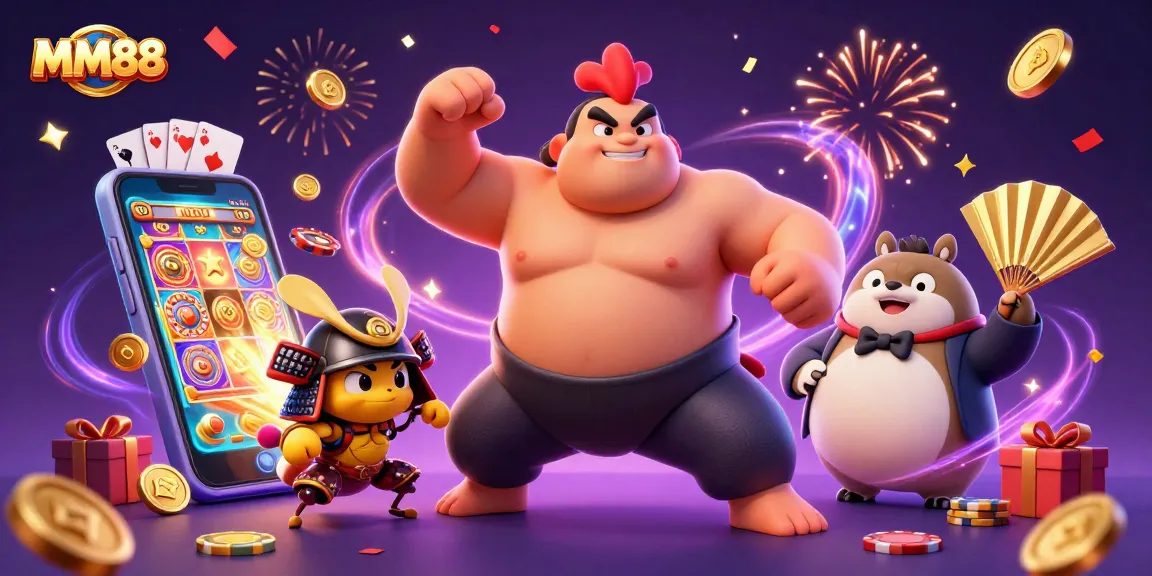 Experience exciting gameplay at MM88 with vibrant characters and a dynamic casino environment.