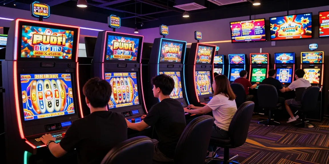 Atmosfer menarik di 337sports dengan pemain menikmati permainan slot online yang menggembirakan.