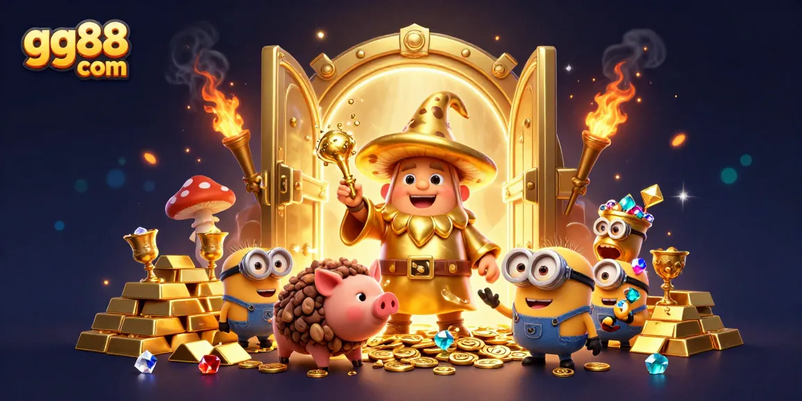 Engage with the magic of gg88 com, where treasure and adventure meet in this vibrant 3D casino world.