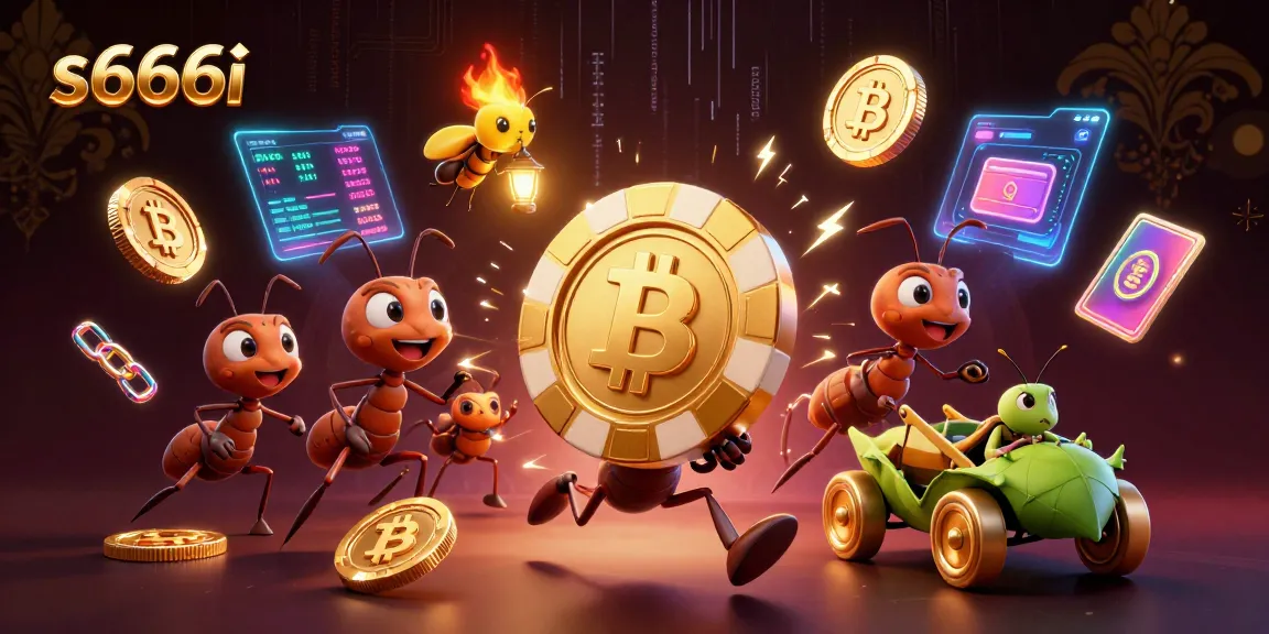 Experience elite gaming with s666i, where ants embark on a poker heist amidst crypto elements.