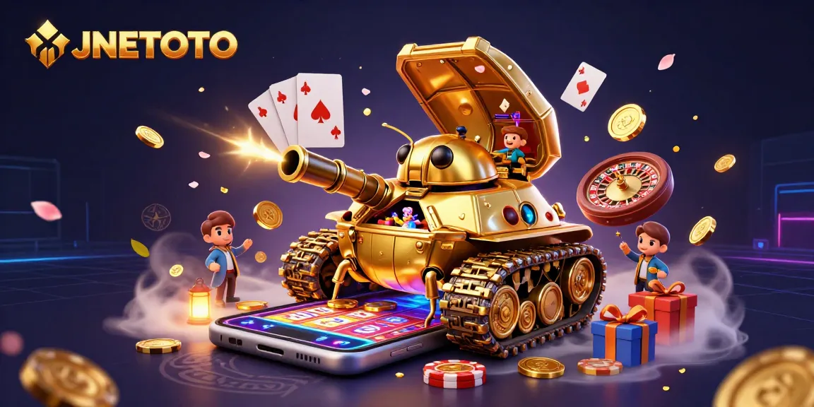 Memenangkan peluang dengan JNETOTO sambil menikmati pengalaman kasino mini di tank keong emas.