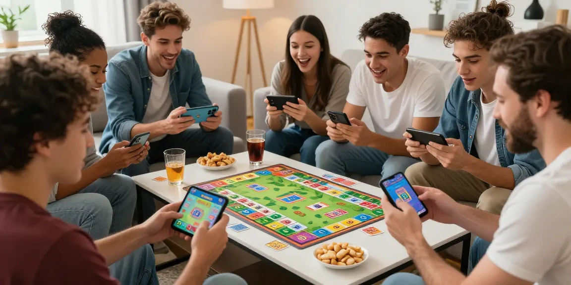 Join game excitement with friends in a vibrant card rummy atmosphere.