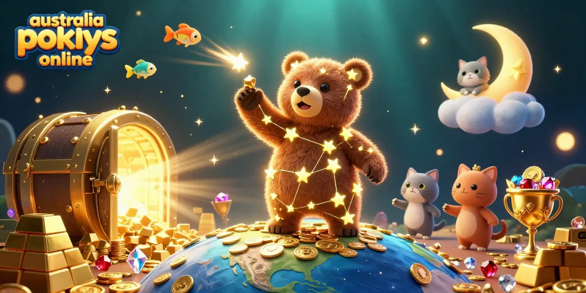 Play exciting australia pokies online with dynamic, golden graphics and vibrant characters!