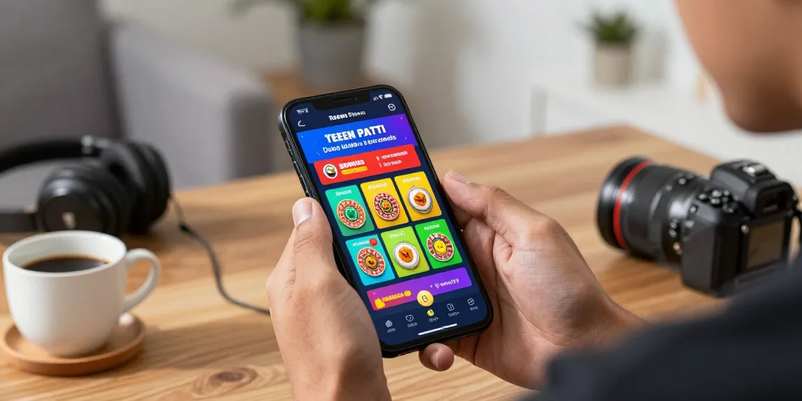 Player immersed in online game on smartphone with colorful graphics and exciting bonuses.